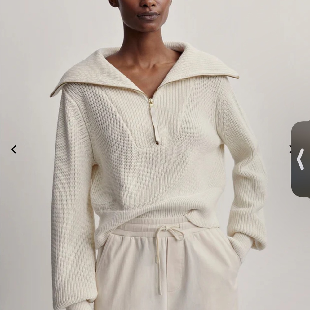 Varley Mentone Half-Zip Knit Pullover